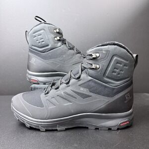 Salomon OUTblast TS CSWP Mens Size 13 Snow Boots Black 409223 Insulated 200 Gram